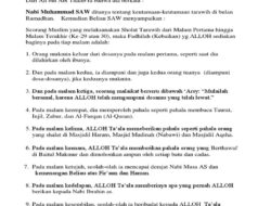 Fadhilah Sholat Tarawih Malam Keempat: Pahala Setara Baca Kitab Suci