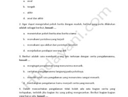Contoh Soal PTS Bahasa Indonesia Kelas 7 SMP Semester 2 dan Jawaban