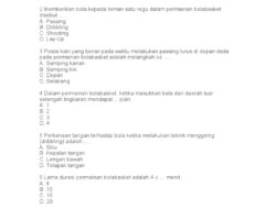 40 Catatan dan Soal PJOK Kelas 7 Kurikulum 2026