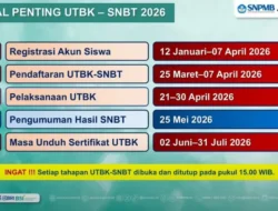Catat! Aturan Pembayaran UTBK-SNBT 2026 dan Batas Waktu Penting